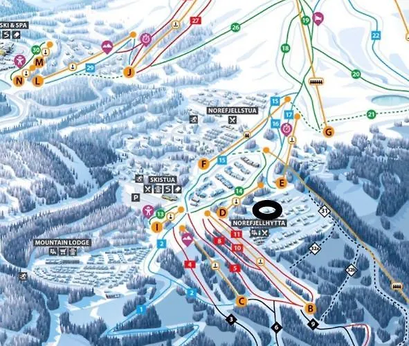 Norefjell Panorama بيت خشبي